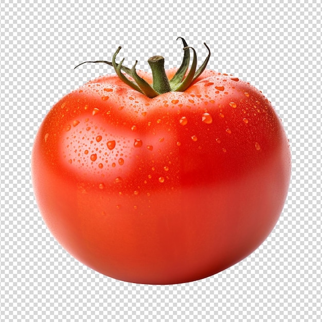 PSD tomato isolated on white background