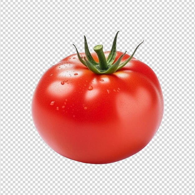 PSD tomato isolated on white background