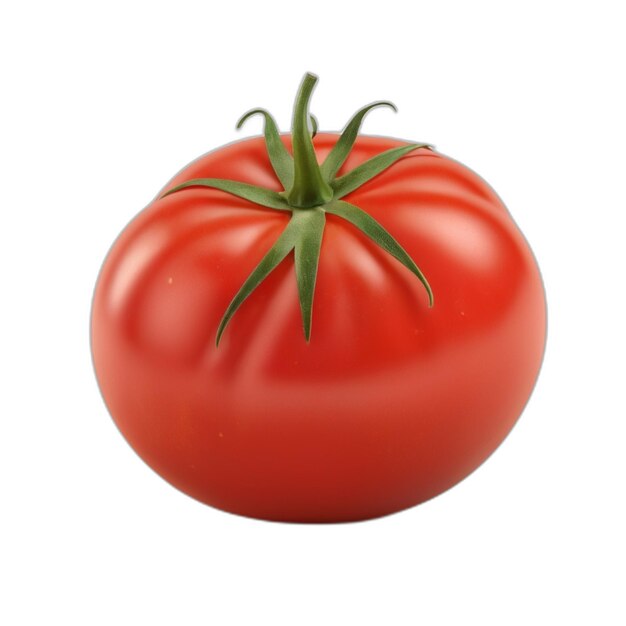 Tomato PSD on a white background