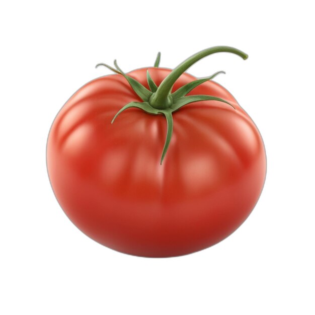 PSD tomato psd on a white background