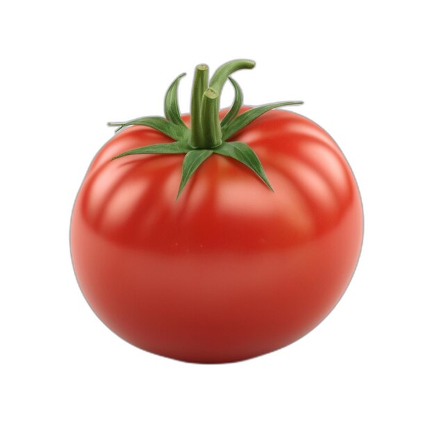 PSD tomato psd on a white background