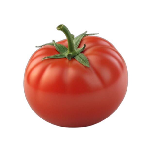 PSD tomato psd on a white background