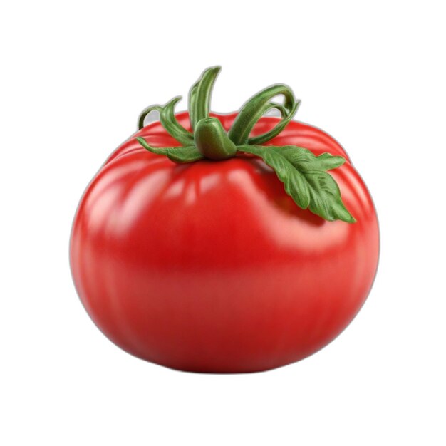 Tomato psd on a white background