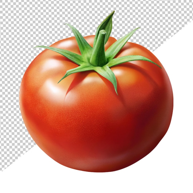 PSD tomato on transparent background