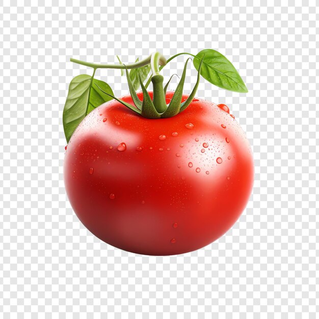 PSD a tomato with water drops on it