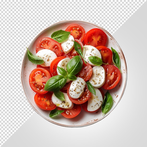 PSD tomatoes and mozzarella