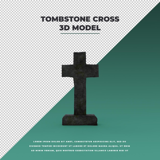 Tombstone cross