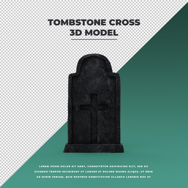 Tombstone cross