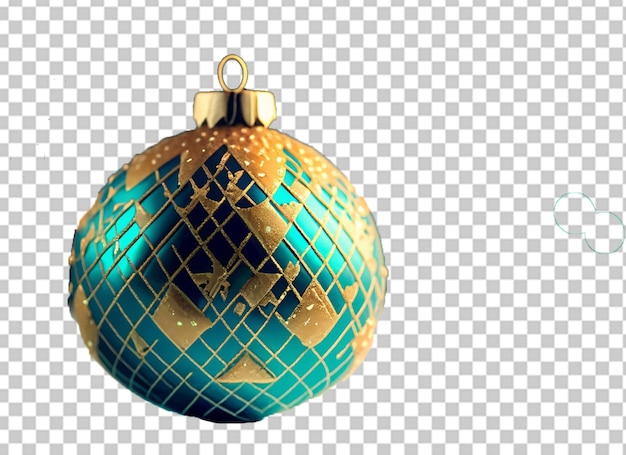 toned christmas decor object ball