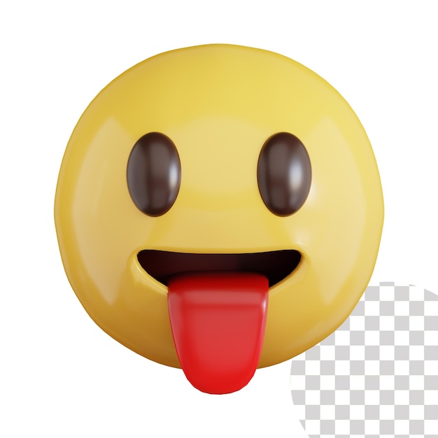 Tong emoji 3d-pictogram