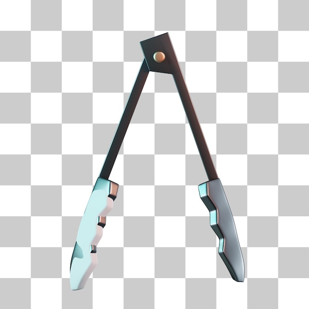 PSD tongs 3d icon