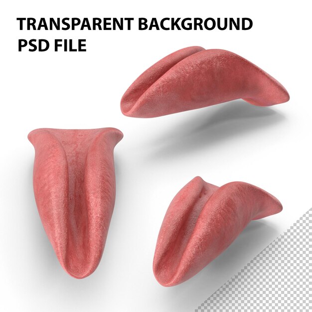 PSD tongue pose png