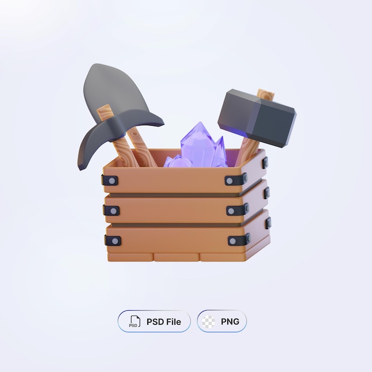 PSD 工具盒 3d 图标