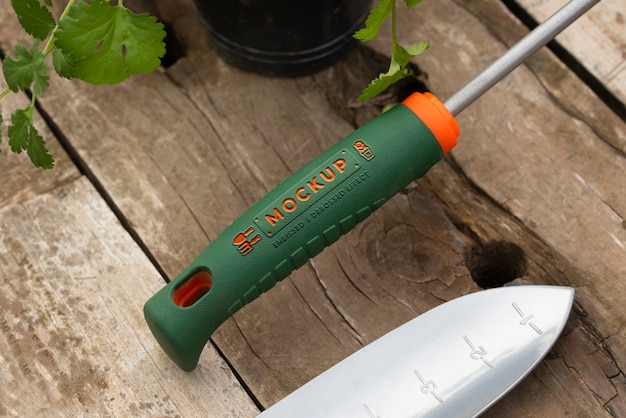 PSD tool mock-up for gardening and field work