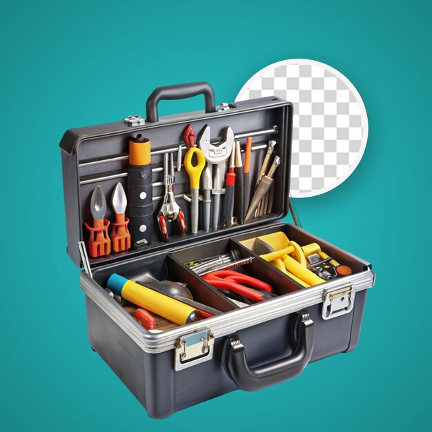 PSD toolbox isolated on transparent background