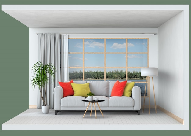 toon interieur moderne woonkamer