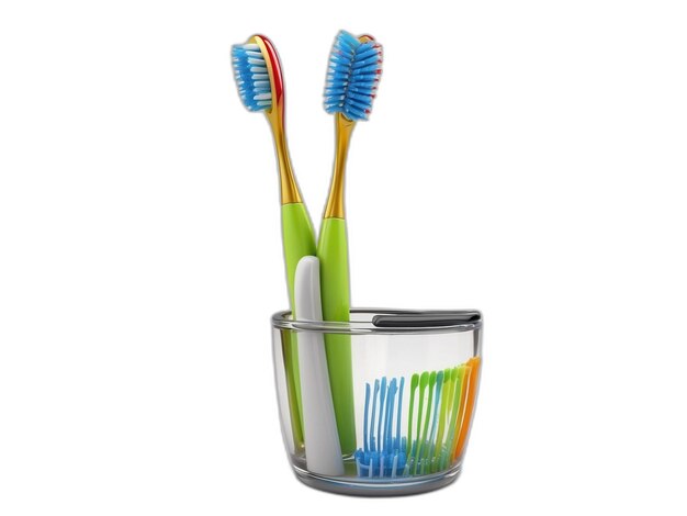 PSD tooth brush psd on a white background