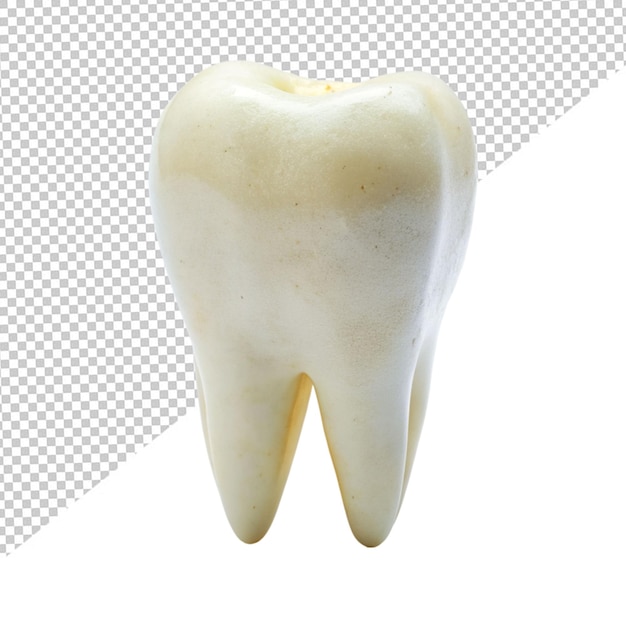 PSD Зуб на прозрачном фоне