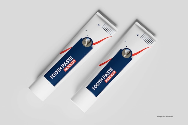 Tooth paste mockup