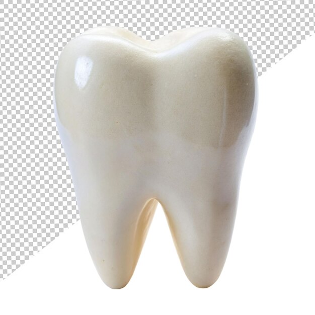 Tooth on transparent background