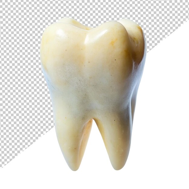 PSD tooth on transparent background