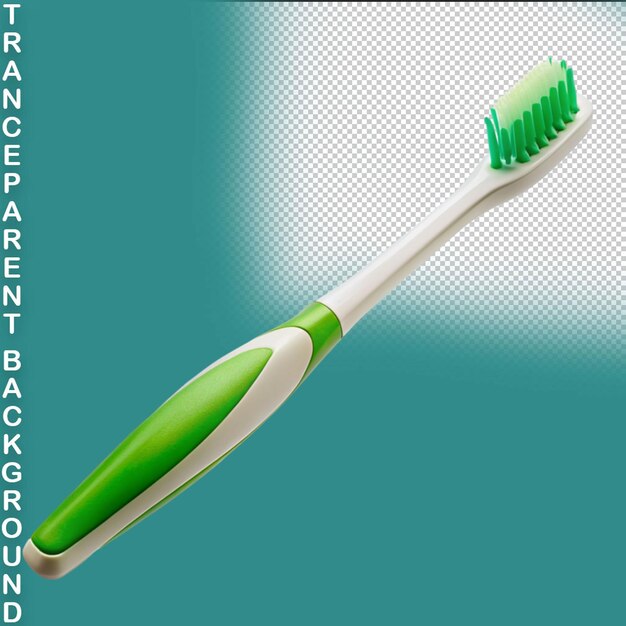 PSD toothbrush isolated on transparent background