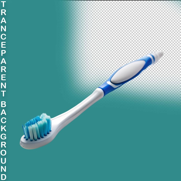 PSD toothbrush isolated on transparent background