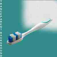 PSD toothbrush isolated on transparent background