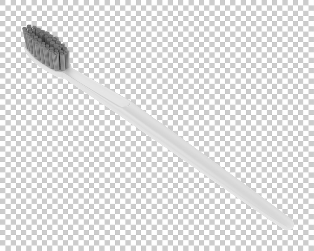 PSD toothbrush on transparent background 3d rendering illustration