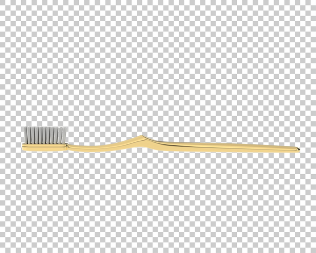 Toothbrush on transparent background 3d rendering illustration