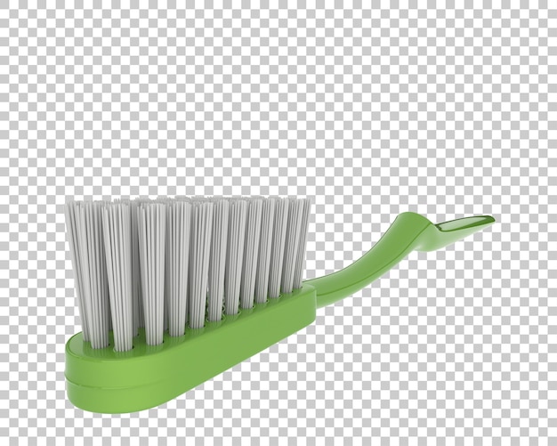 Toothbrush on transparent background 3d rendering illustration