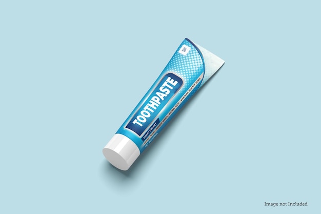 PSD toothpaste mockup