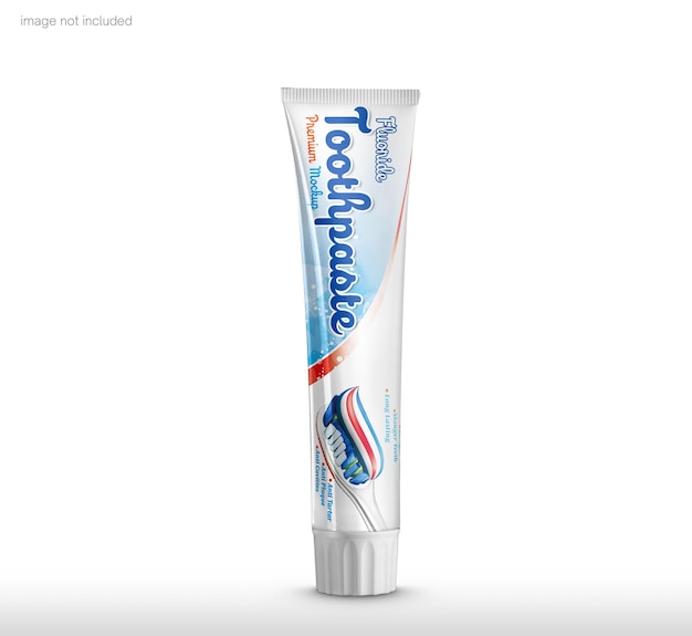 PSD toothpaste tube mockup