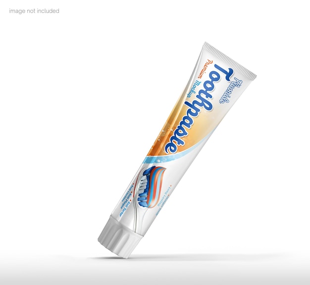 Toothpaste tube mockup