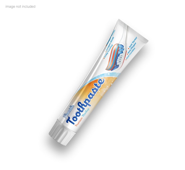 Mockup di tubetto di dentifricio