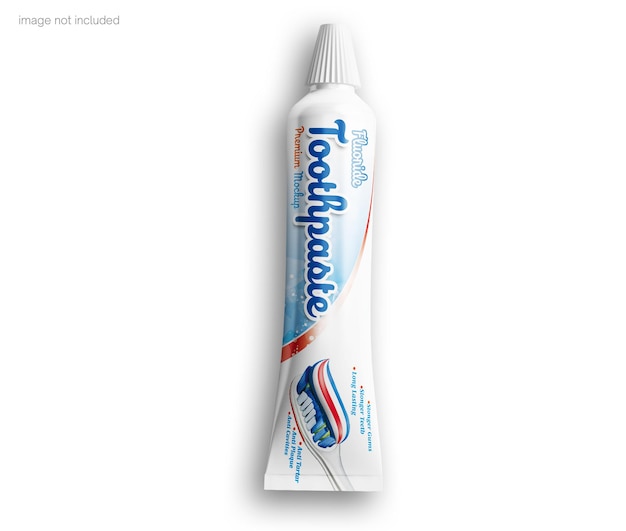 Toothpaste tube mockup