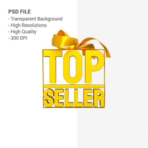 Top seller sale with bow and ribbon 3d design