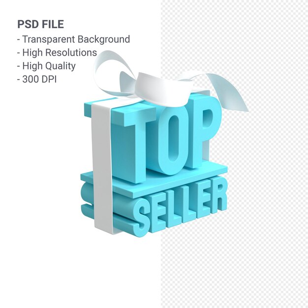 Top seller sale with bow and ribbon 3d design