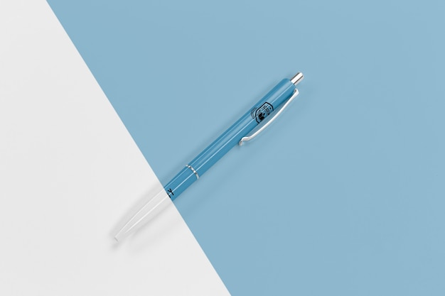 PSD top view of back to school pen