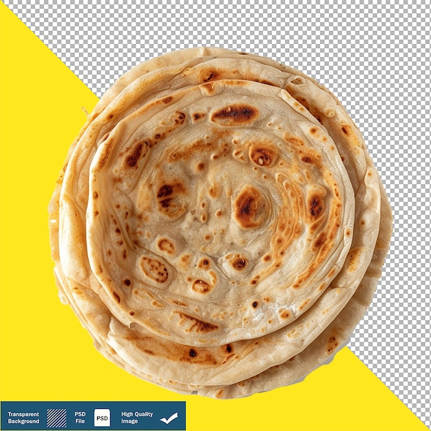 マラバール・パロッタ (Malabar Parotta) のクローズアップ画像