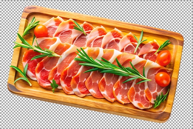 Вид с вершины на вкусный фрукт