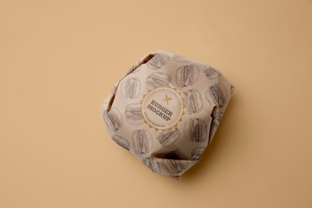 greaseproof paper, tissue paper, food safe packaging for artisan bakery  business, mock up