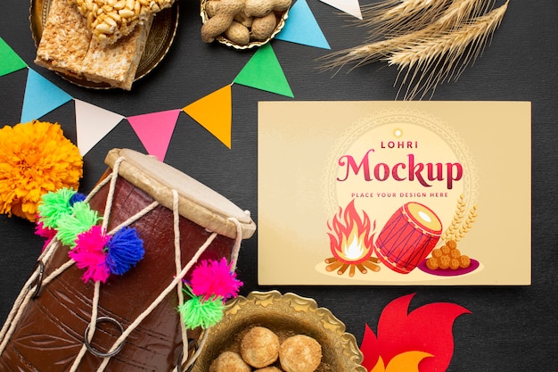 Top view of lohri concept mock-up