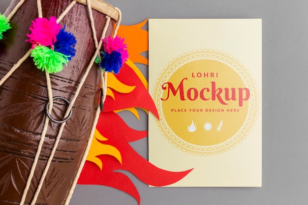 Top view of lohri concept mock-up