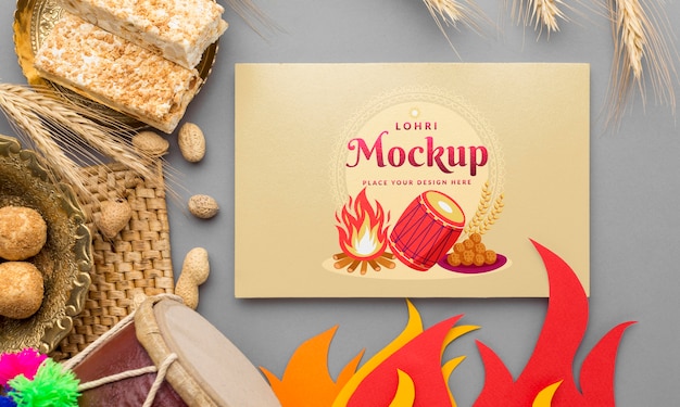 PSD top view of lohri concept mock-up