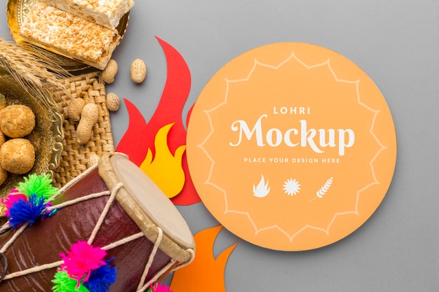 Top view of lohri concept mock-up