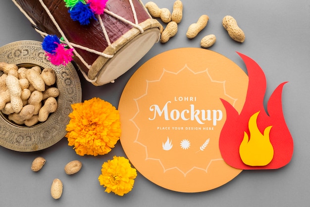 top view of lohri concept mock-up