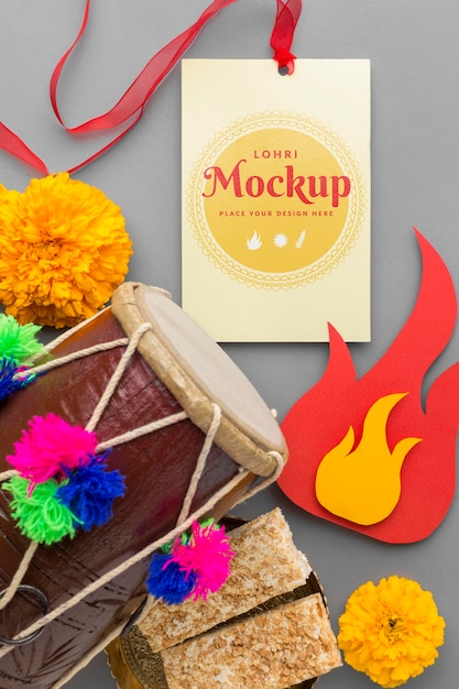 Top view of lohri concept mock-up
