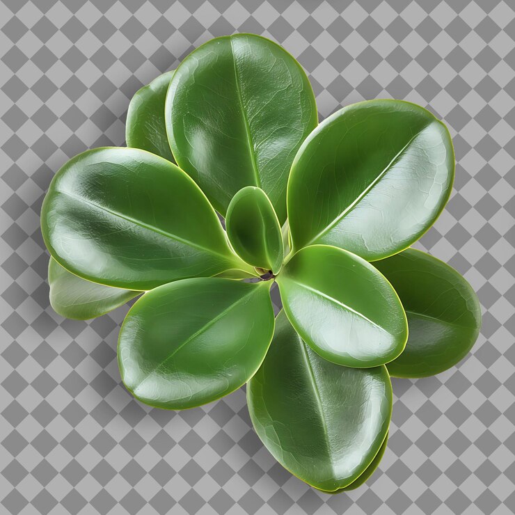 PSD png 孤立的叶树和花朵在令人惊叹的数字设计中的乐趣