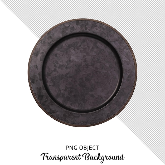 PSD top view of patterned round plate isolated